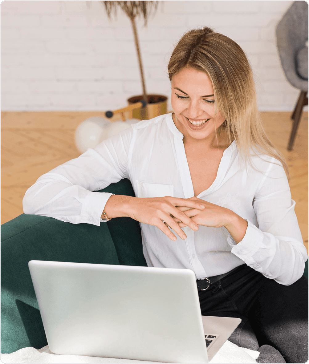 Woman taking notes